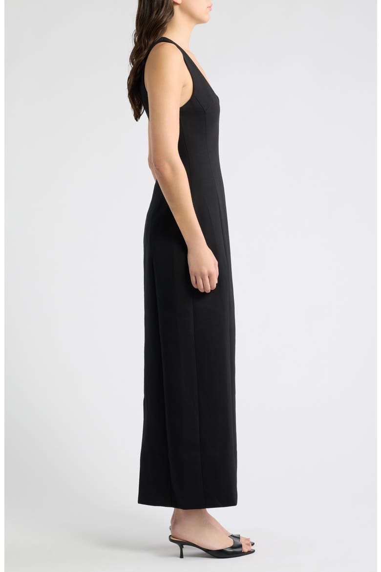 Seamed Pencil Dress, Alternate, color, BLACK