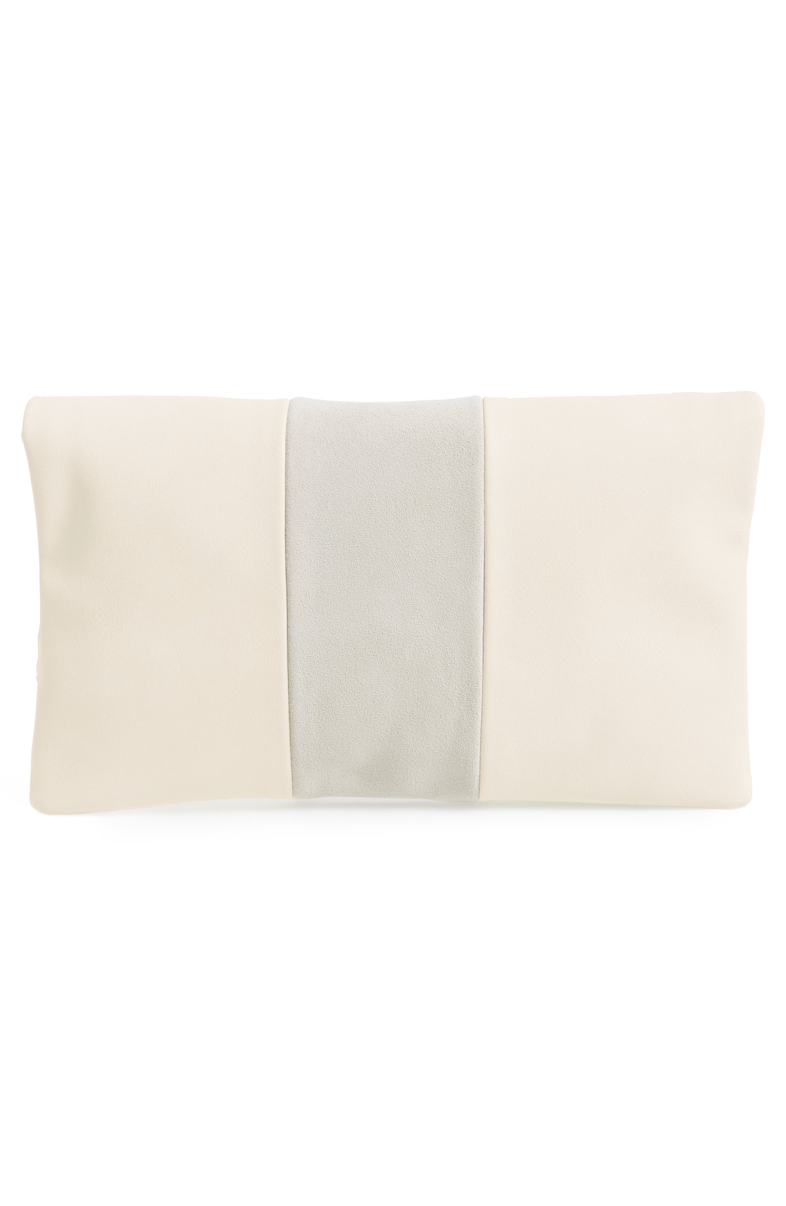 Foldover Clutch, Alternate, color, STONE