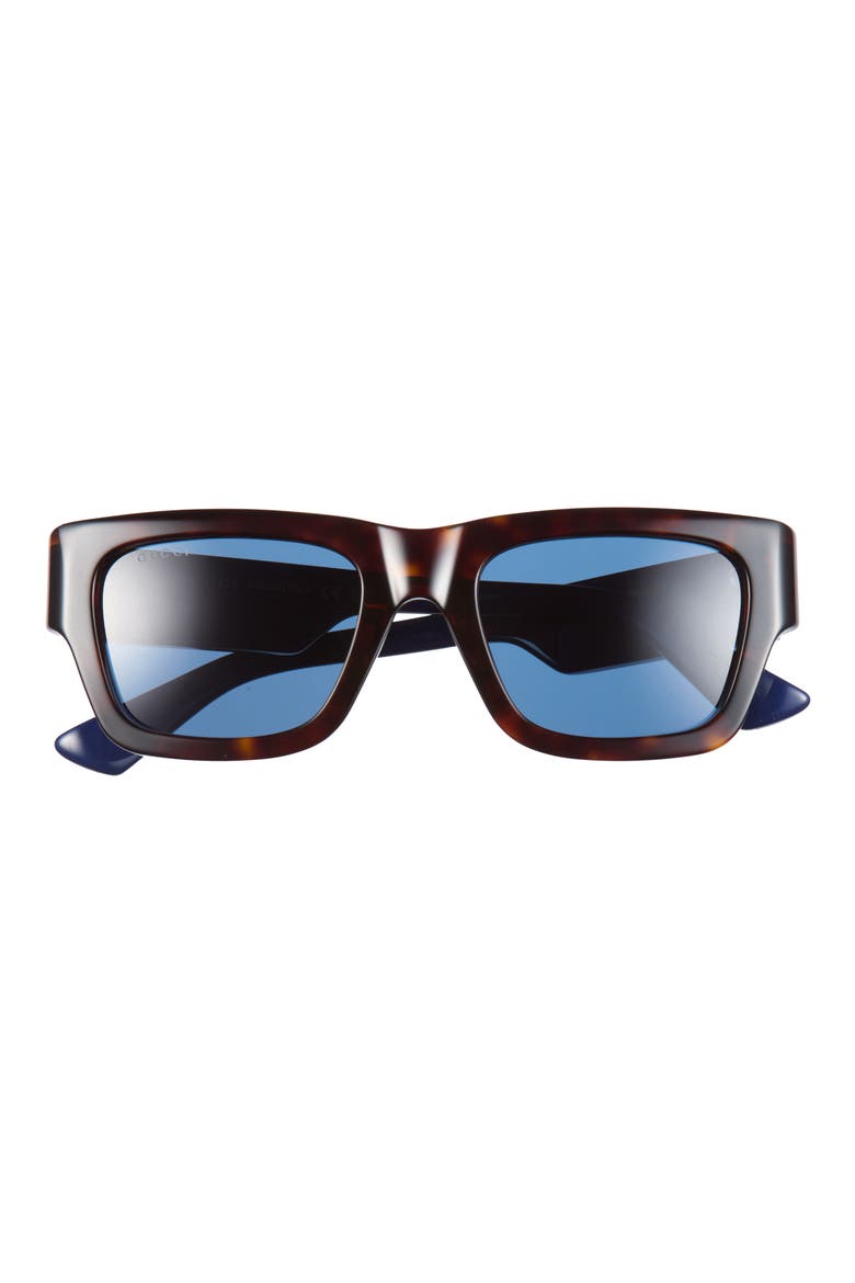 GG1668S Square Sunglasses, Main, color, HAVANA RED BLUE