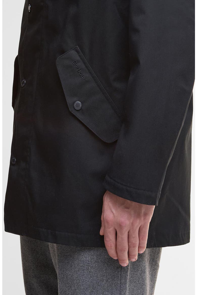 Chelsea Waterproof Twill Jacket, Alternate, color, BLACK