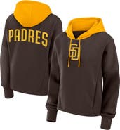 FANATICS Women's Fanatics Brown San Diego Padres Oversized Legacy Favorite Spectator Pullover Hoodie