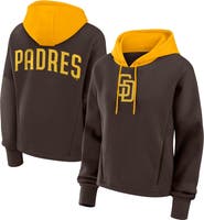 FANATICS Women's Fanatics Brown San Diego Padres Oversized Legacy Favorite Spectator Pullover Hoodie