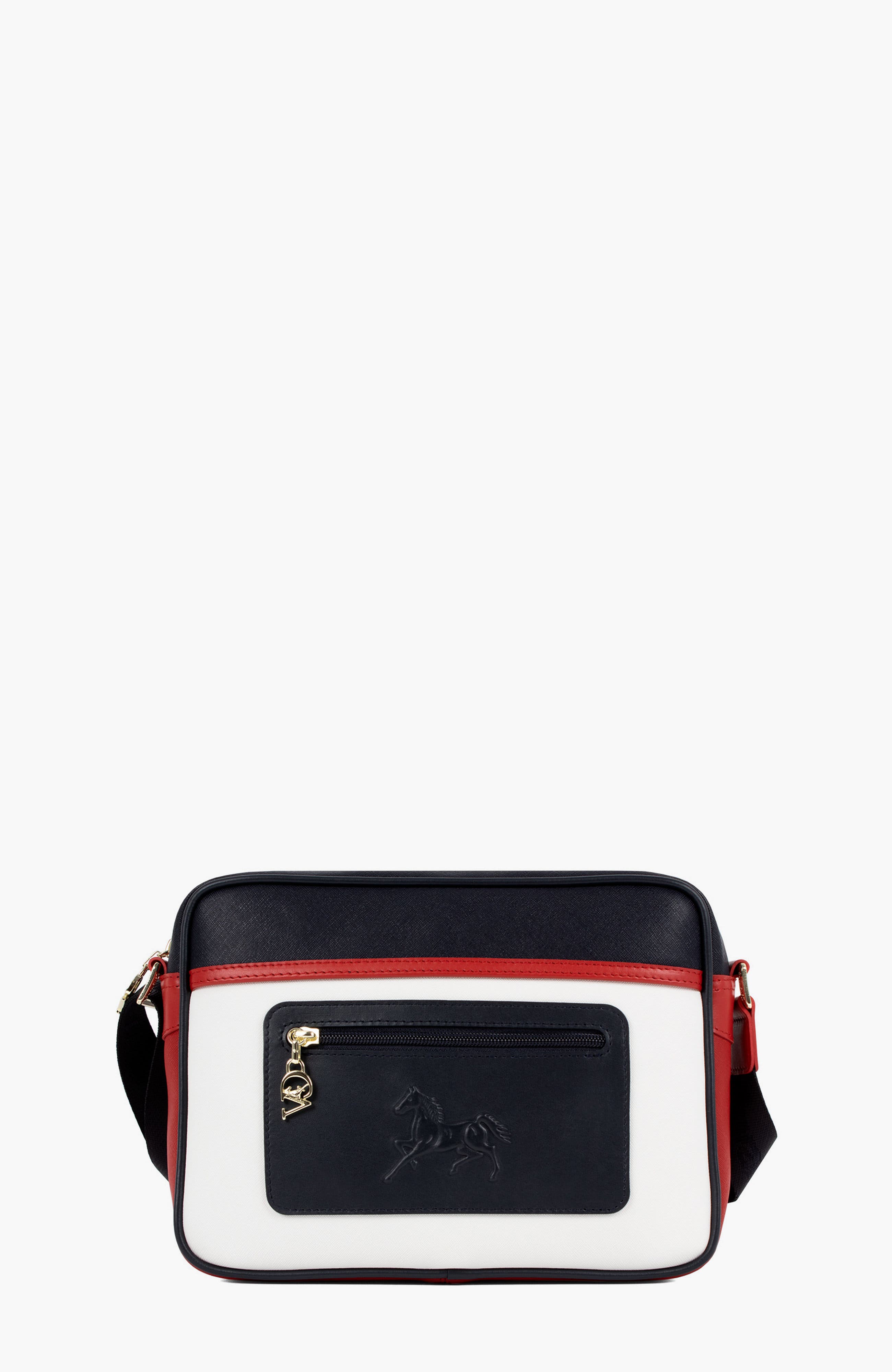 Horse By Cavalinho 610 Crossbody Bag, Main, color, Navy / White / Red