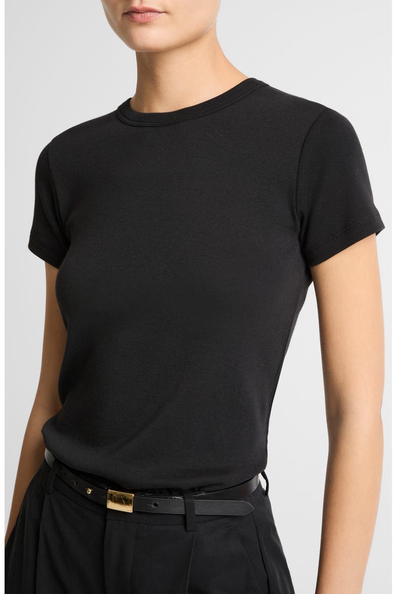 Shrunken '90s T-Shirt, Alternate, color, BLACK