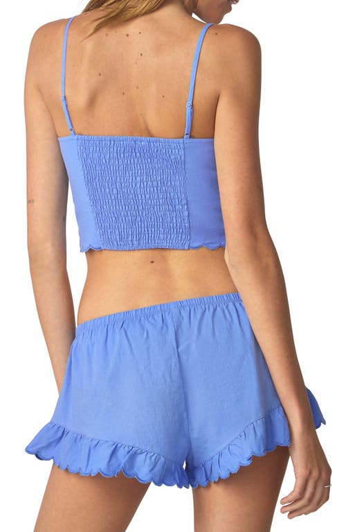 Florence By Mills Scallop Crop Camisole In Multi