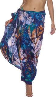 RANEES Pareo Convertible Midi Cover-Up Dress