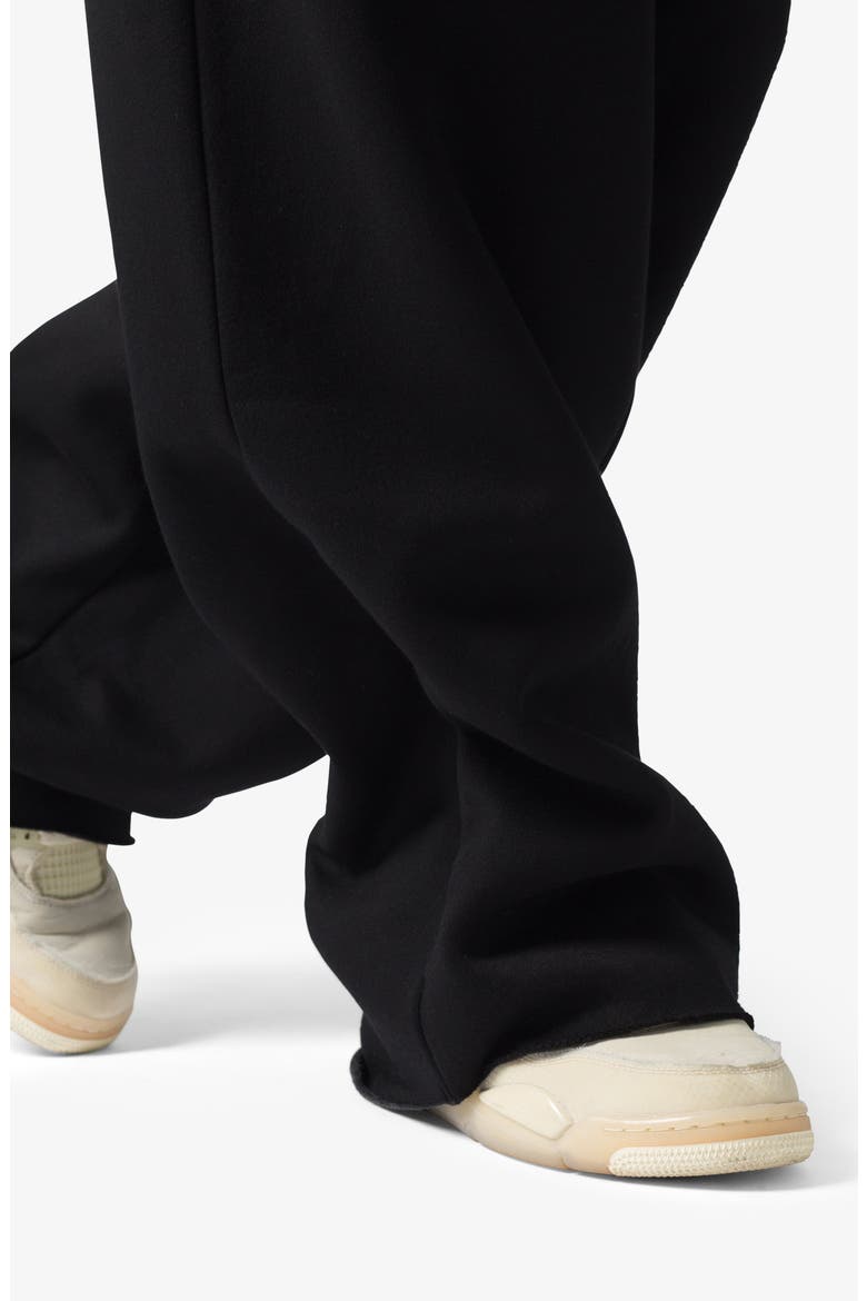Ultra Baggy Washed Cotton Blend Sweatpants, Alternate, color, BLACK
