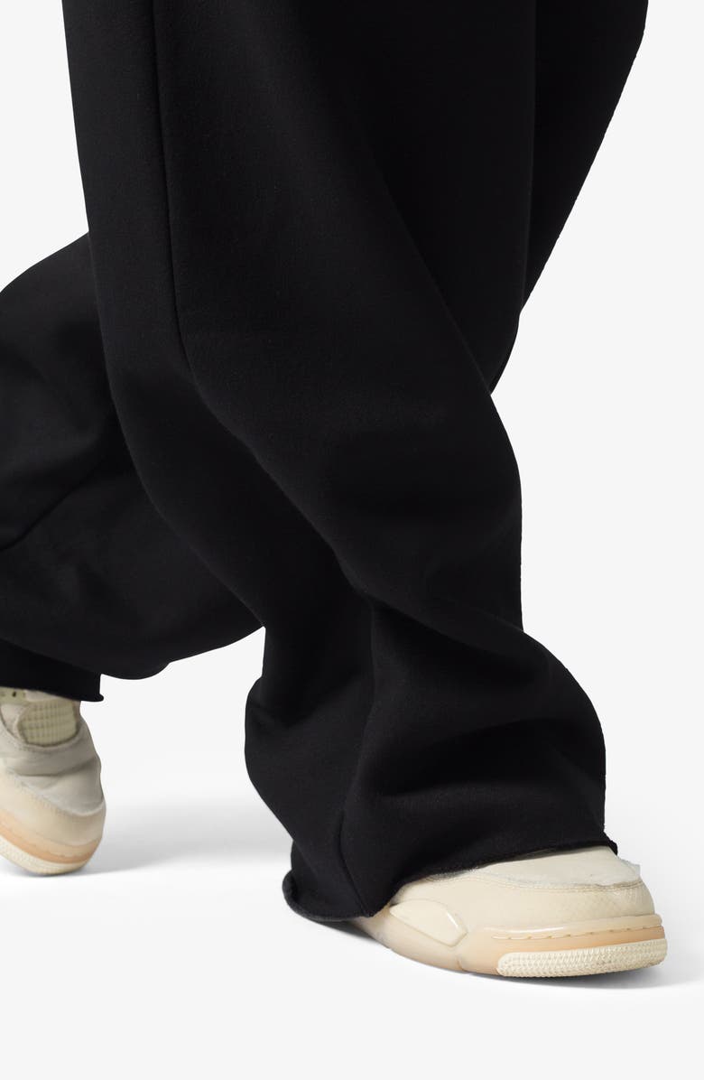 mnml Ultra Baggy Washed Cotton Blend Sweatpants, Alternate, color, Black