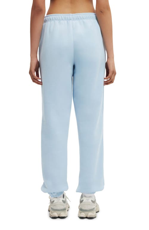 Cotton On Body Active Plush Essential Gym Sweatpant In Blue