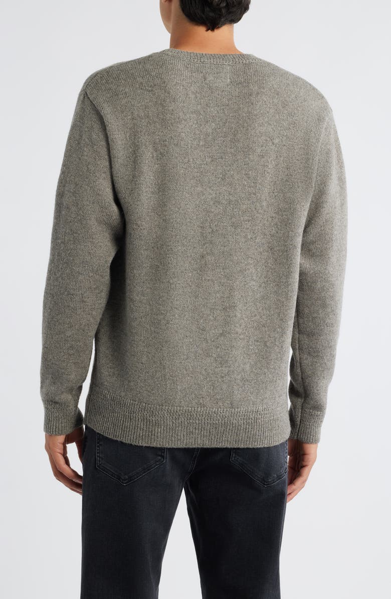 Pendleton Wool Crewneck Sweater, Alternate, color, Stone Heather