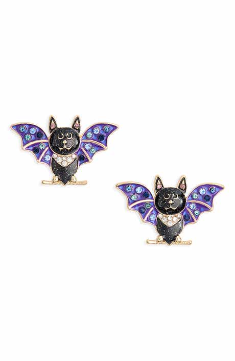 Bat Drop Earrings