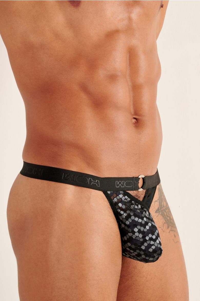 WOH Pure Seduction Lace G-String, Alternate, color, Black