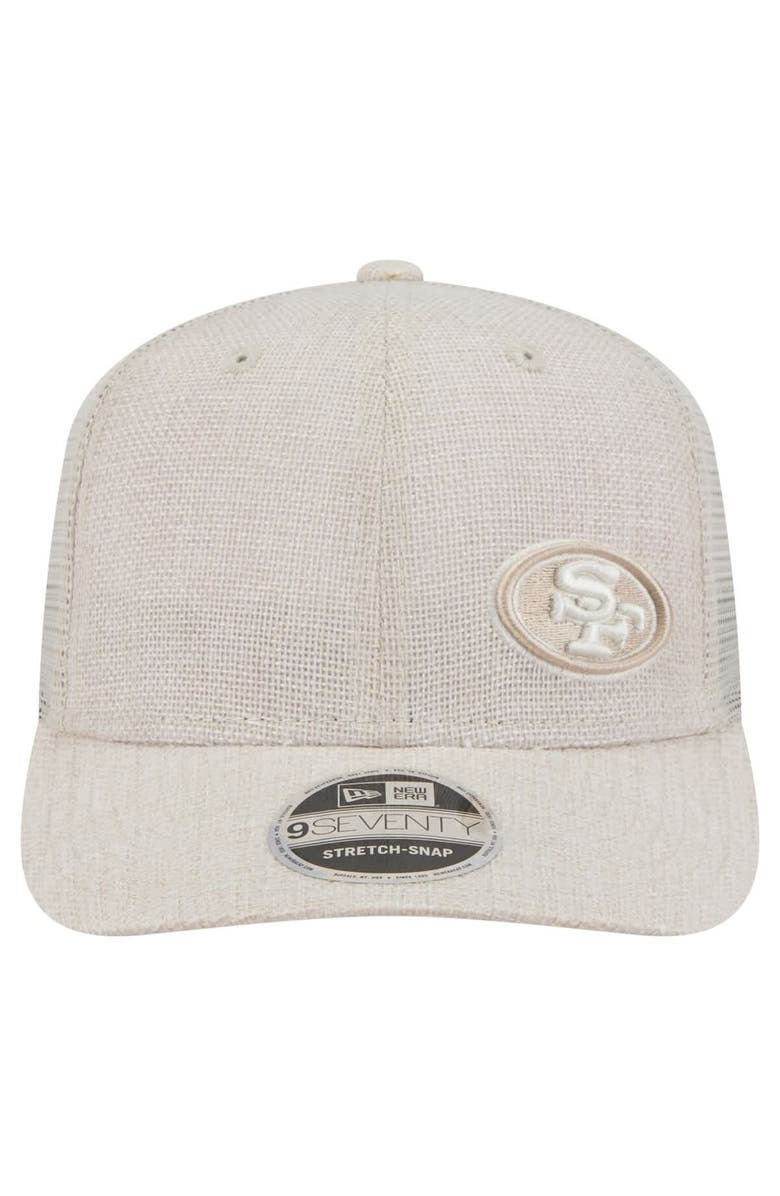 New Era Men's New Era Natural San Francisco 49ers Flawless 9SEVENTY Stretch-Snap Hat, Alternate, color, 