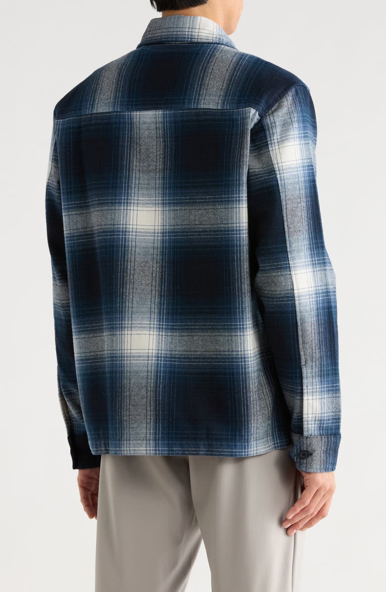 Buffalo Jeans Jeano Plaid Shirt Jacket, Alternate, color, Blue Plaid
