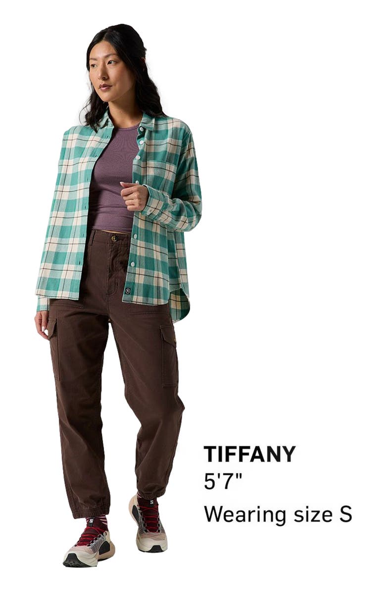 Backcountry Venture Classic Flannel Shirt - Women's, Alternate, color, Egret Drifter Plaid