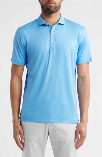 johnnie-O Marlin Microprint Featherweight Performance Polo