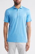 johnnie-O Marlin Microprint Featherweight Performance Polo