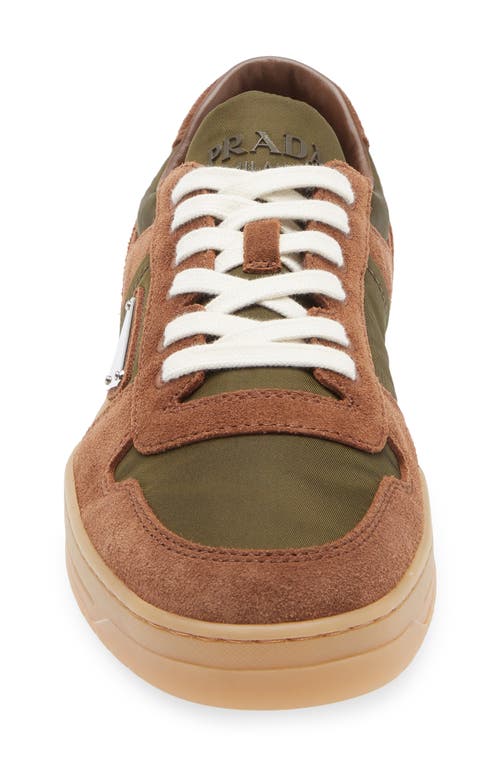 Prada Downtown Logo Low Top Sneaker In Multi