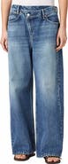 AllSaints Aki Crossover Wide Leg Jeans