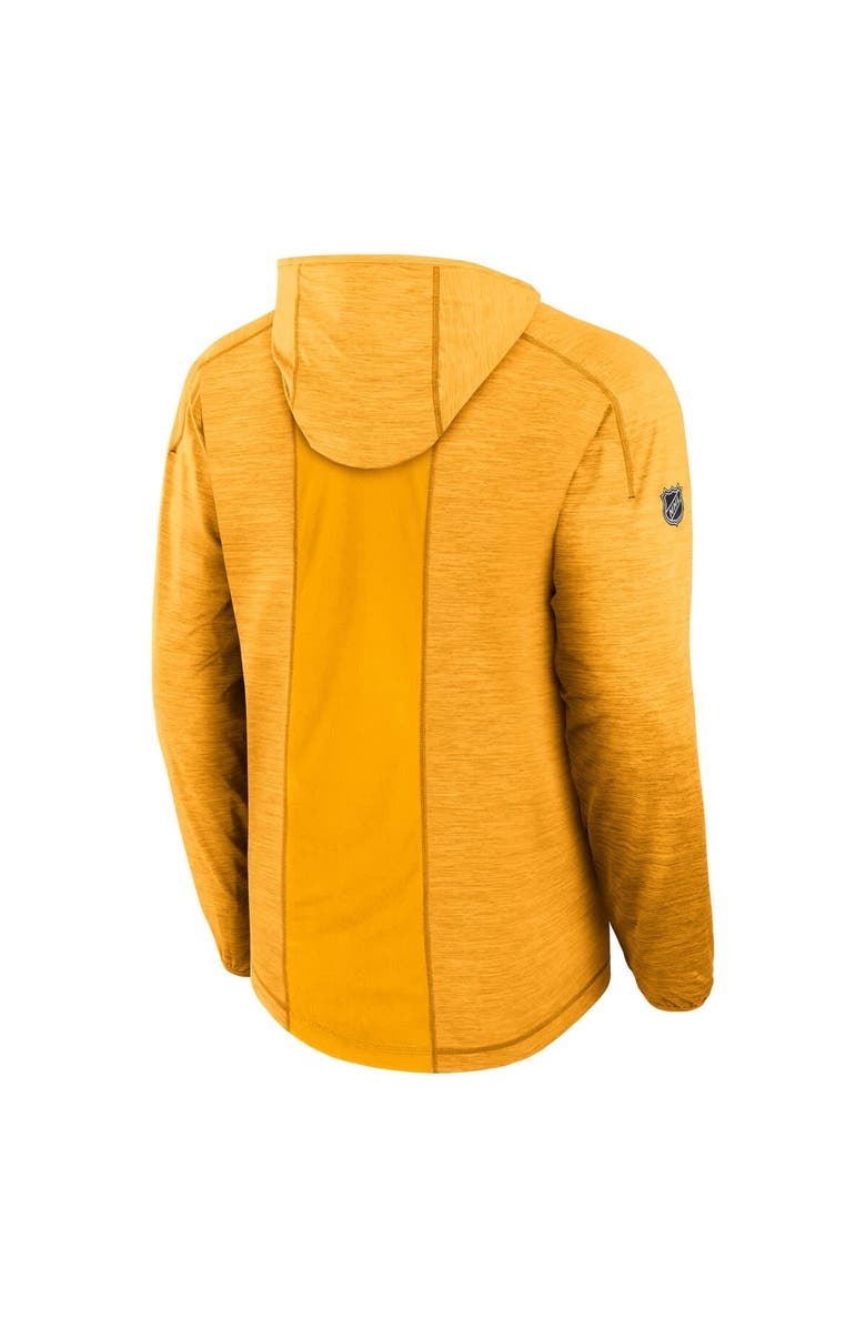 FANATICS Men's Fanatics  Gold Pittsburgh Penguins Authentic Pro Rink Lightweight Pullover Hoodie, Alternate, color, 