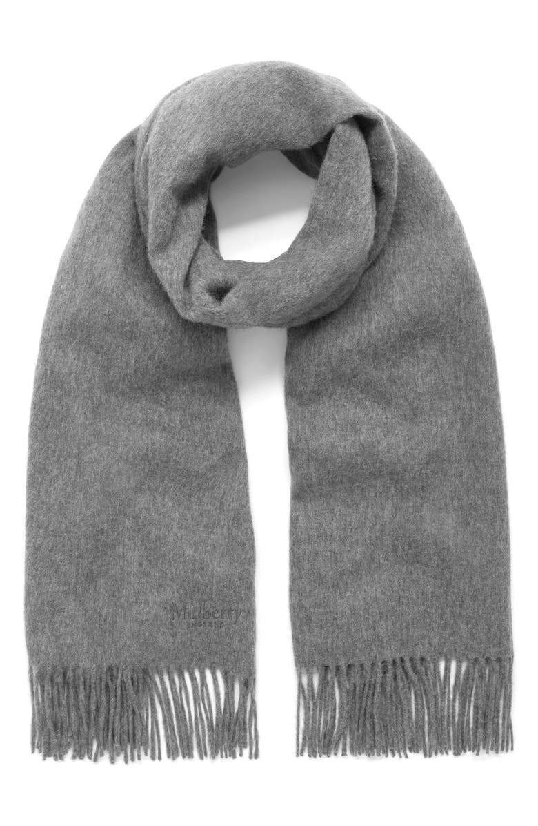Mulberry Solid Wool Scarf, Main, color,