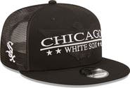 New Era Men's New Era Black Chicago White Sox Patriot Trucker 9FIFTY Snapback Hat