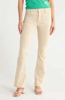 MOTHER The Weekend Patch Pocket Flare Leg Jeans