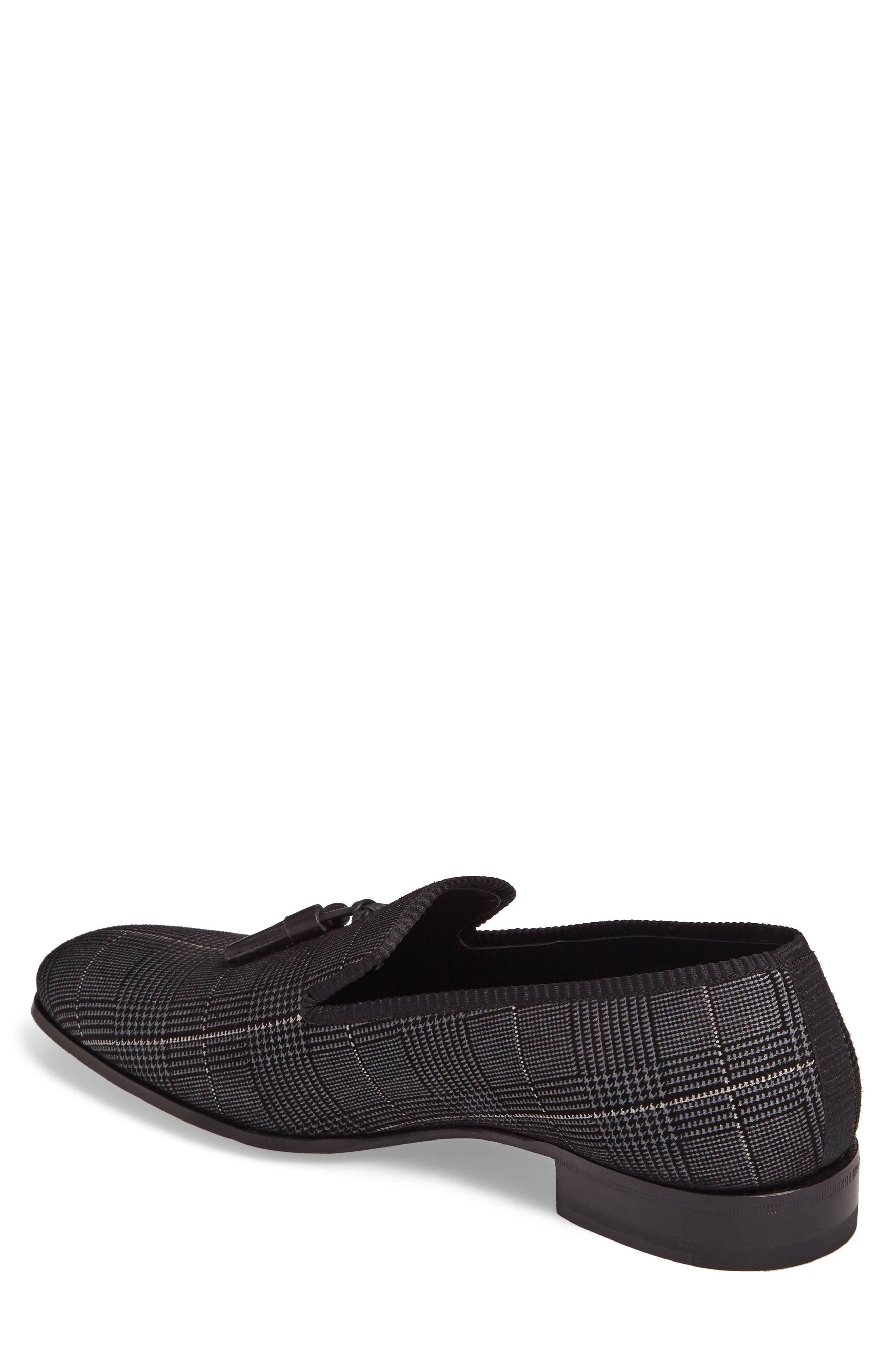 Motril Tassel Loafer, Alternate, color, BLACK SUEDE