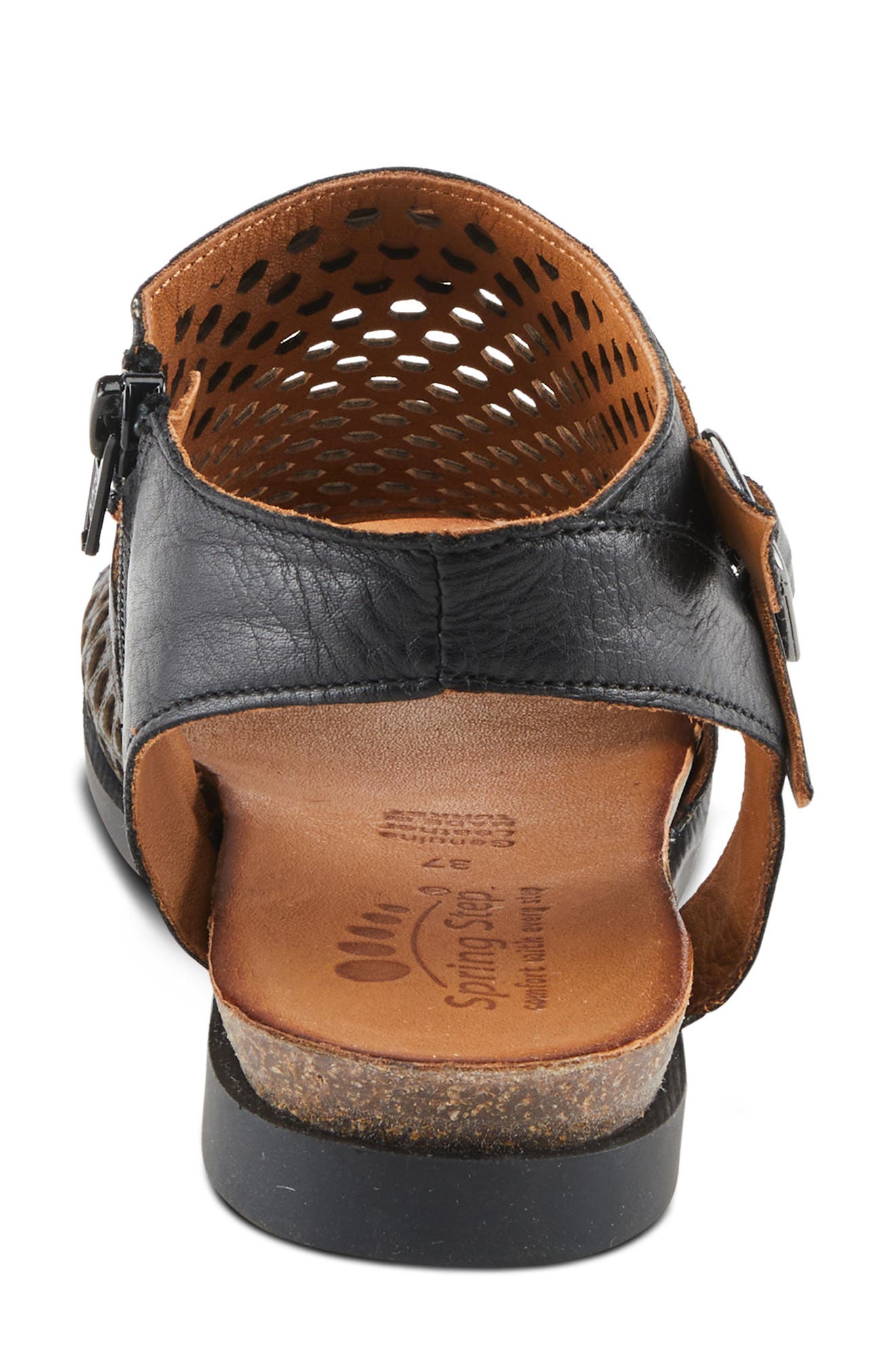 Spring Step Covington Sandal, Alternate, color, Black