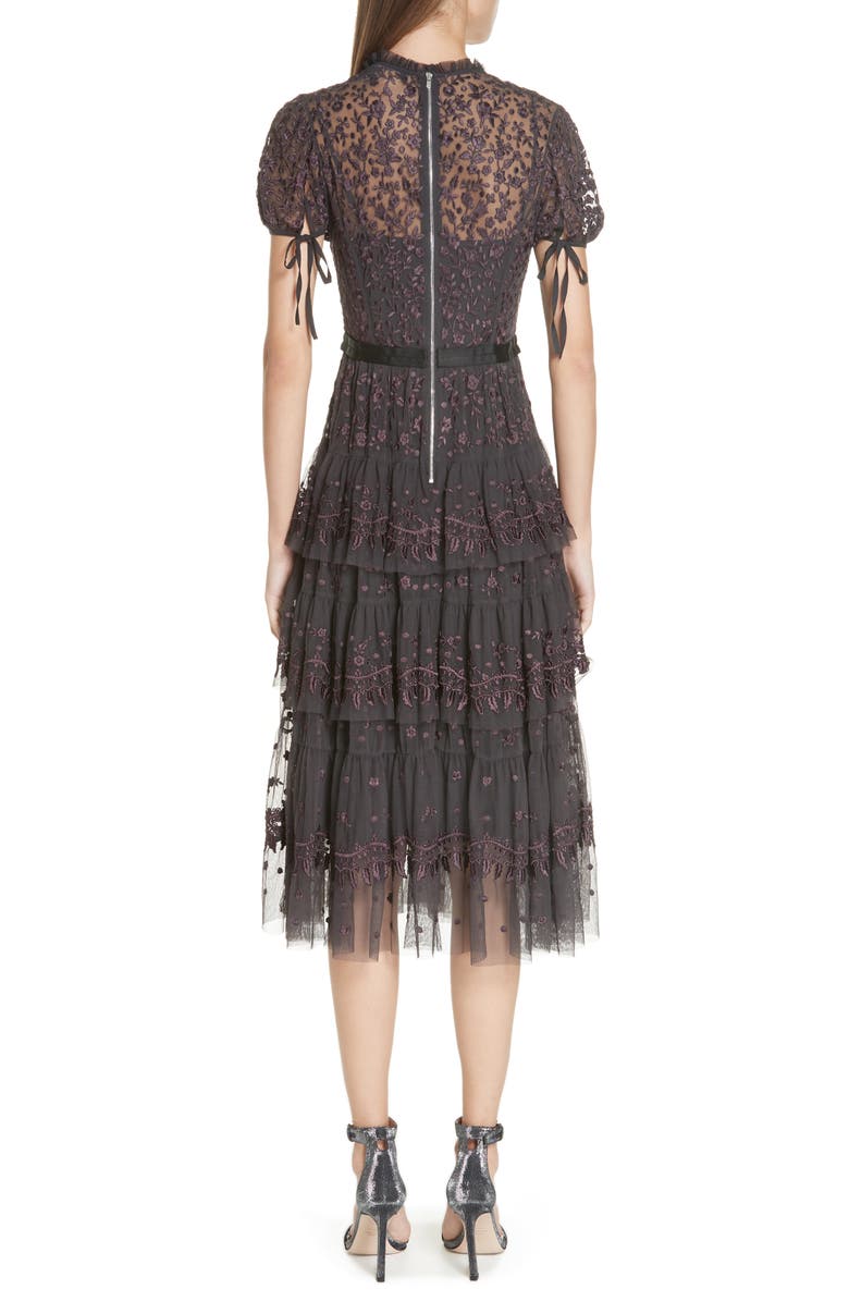 Needle & Thread Layered Lace Dress, Alternate, color, 