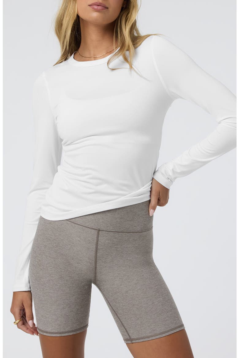 Lux Long Sleeve T-Shirt, Main, color, WHITE