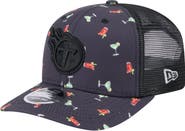 New Era Men's New Era  Navy/Black Tennessee Titans Adventure Drinks Pattern 9SEVENTY Stretch-Snap Hat