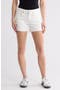 Marley Cuffed Raw Hem Mid Rise Denim Shorts