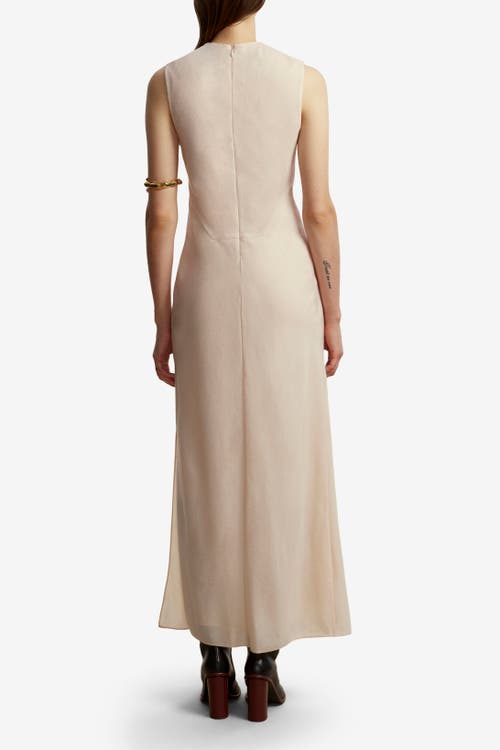 MARINA MOSCONE MARINA MOSCONE LIGHTWEIGHT WOOL TWIST PANELLED DRESS