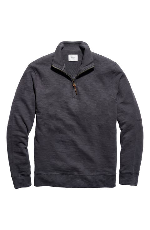 French Terry Half Zip Pullover