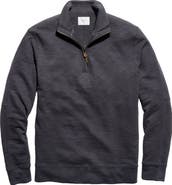 Billy Reid French Terry Half Zip Pullover