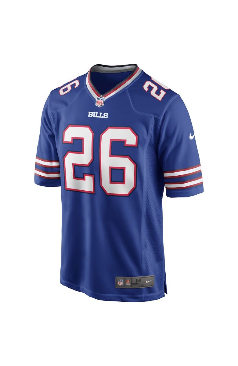 Nike Men's Nike Devin Singletary Royal Buffalo Bills Game Player Jersey, Alternate, color,