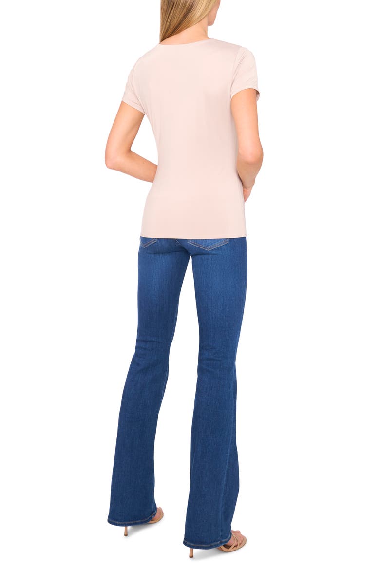 V-Neck Compression T-Shirt, Alternate, color, TAUPE