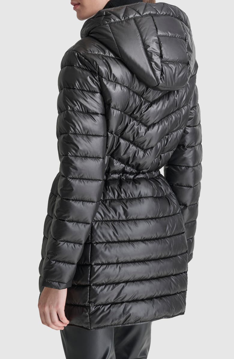 DKNY Packable Quilted Coat, Alternate, color, 