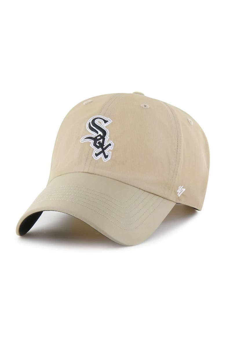 Men's '47  Khaki Chicago White Sox Performance Clean Up Adjustable Hat, Main, color, Khaki