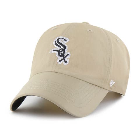 Men's '47  Khaki Chicago White Sox Performance Clean Up Adjustable Hat