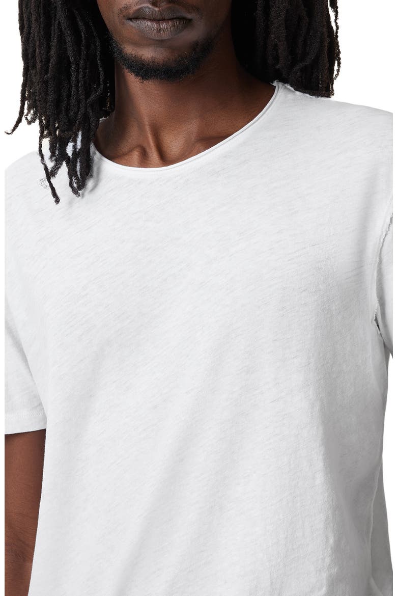 Figure Cotton T-Shirt, Alternate, color, OPTIC WHITE
