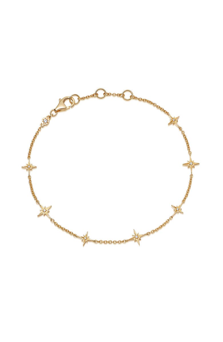 Astley Clarke Gold Celestial Station Bracelet, Main, color, Clestial