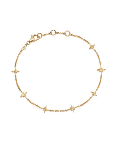Gold Celestial Station Bracelet