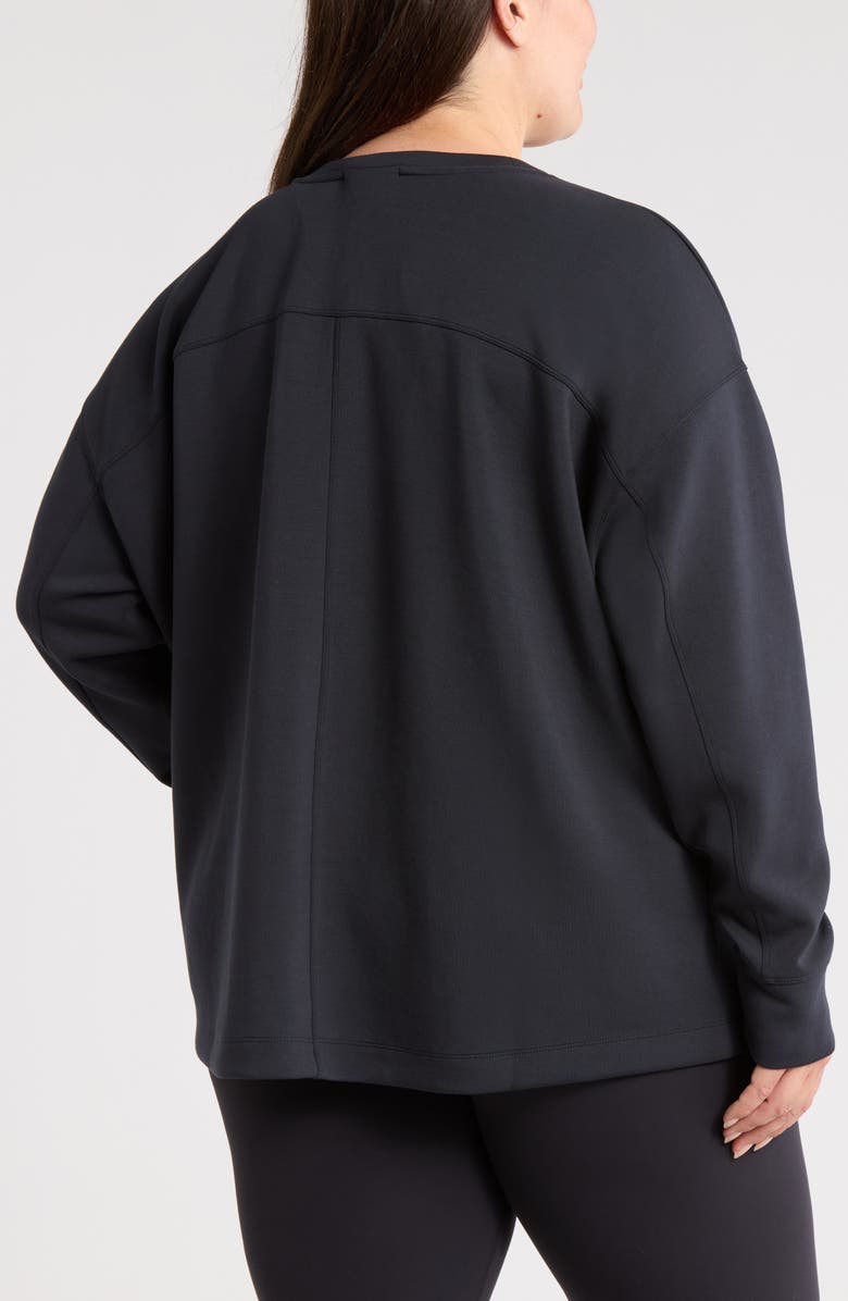 Zella Ultrasoft Tunic, Alternate, color, Black