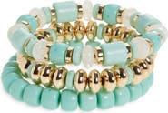 NORDSTROM RACK 3-Pack Assorted Beaded Bracelet Set