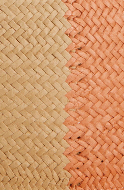 Nordstrom Colorblock Straw Panama Hat