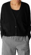 Eileen Fisher Organic Cotton & Organic Linen Cardigan