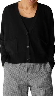 Eileen Fisher Organic Cotton & Organic Linen Cardigan