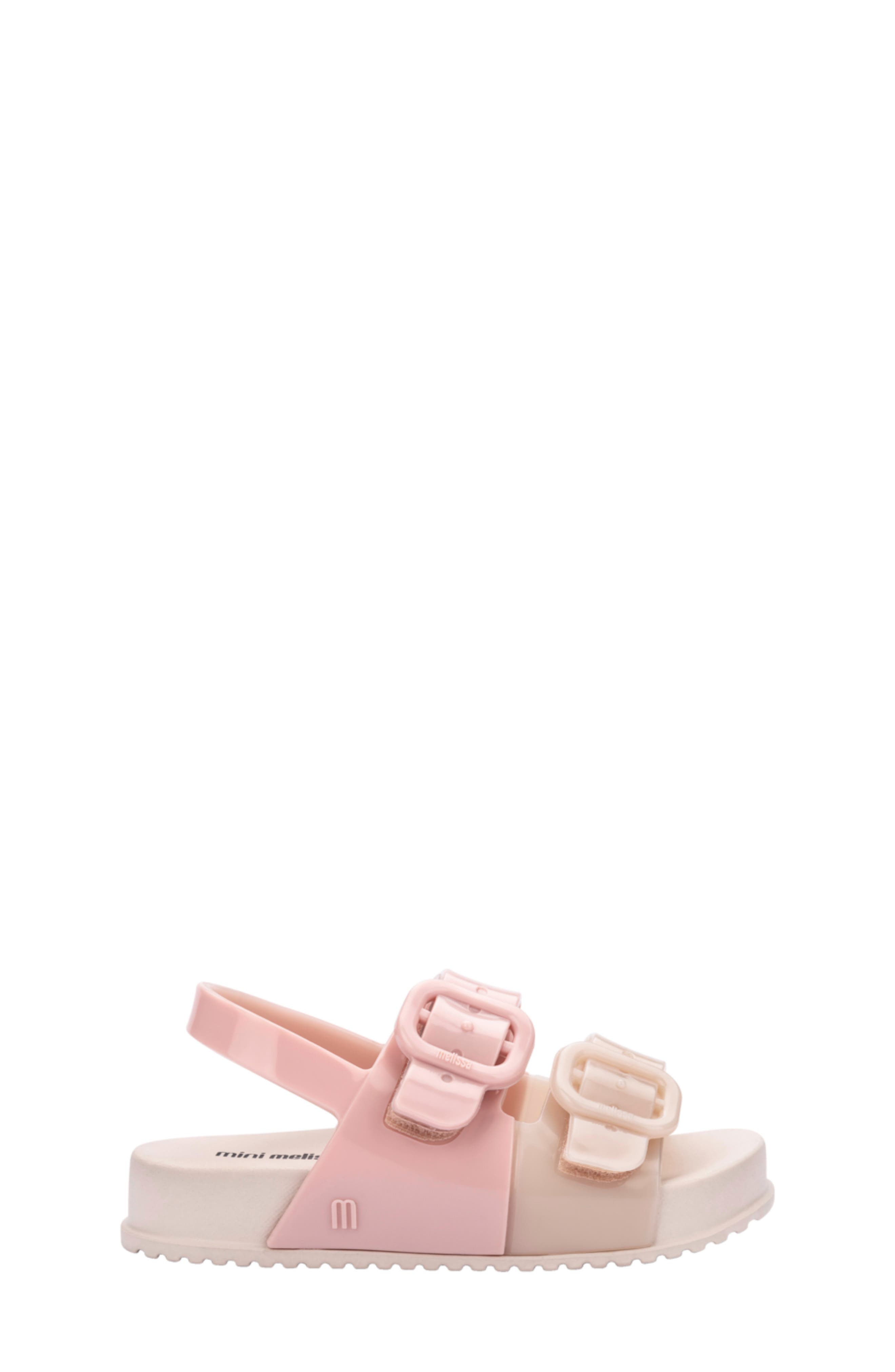 Kids' Mini Cozy Slingback Sandal, Alternate, color, PINK/BEIGE